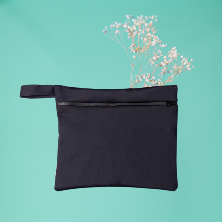 Waterproof storage pouch for incontinence underwear